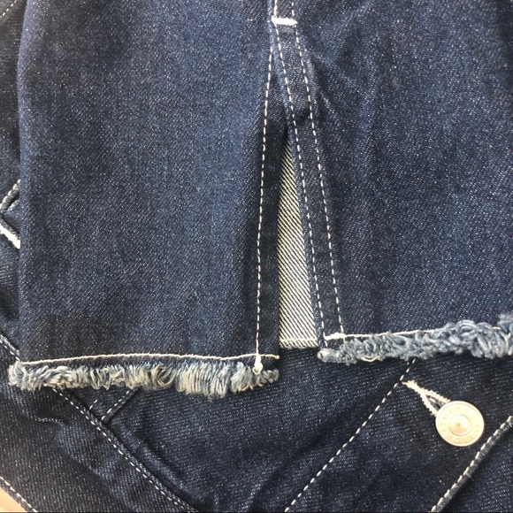 Topshop Moto indigo denim jacket - Picture 3 of 4